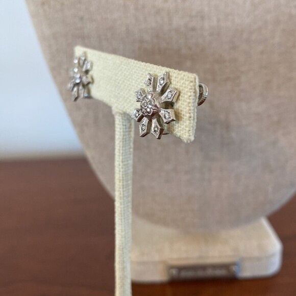 Vintage Kilmer & Daniel Art Deco Sterling Necklace & Matching Clip Earri… - Picture 5 of 7